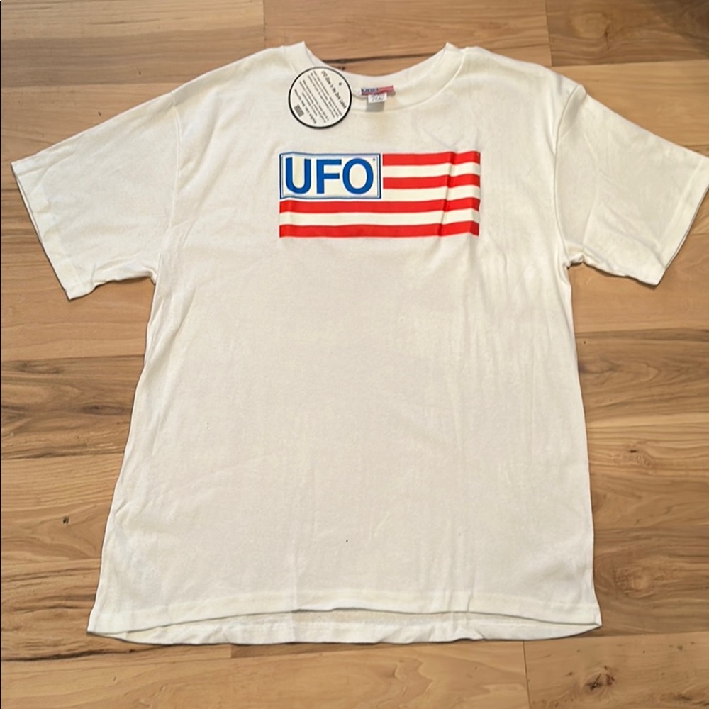 Vintage Rave Y2K t-shirt (UFO Jeans brand) The original EDM Festival Brand